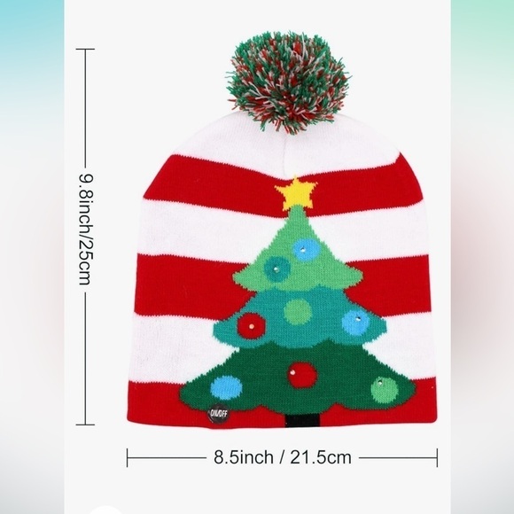 NEW light-up Christmas beanie - Picture 3 of 4